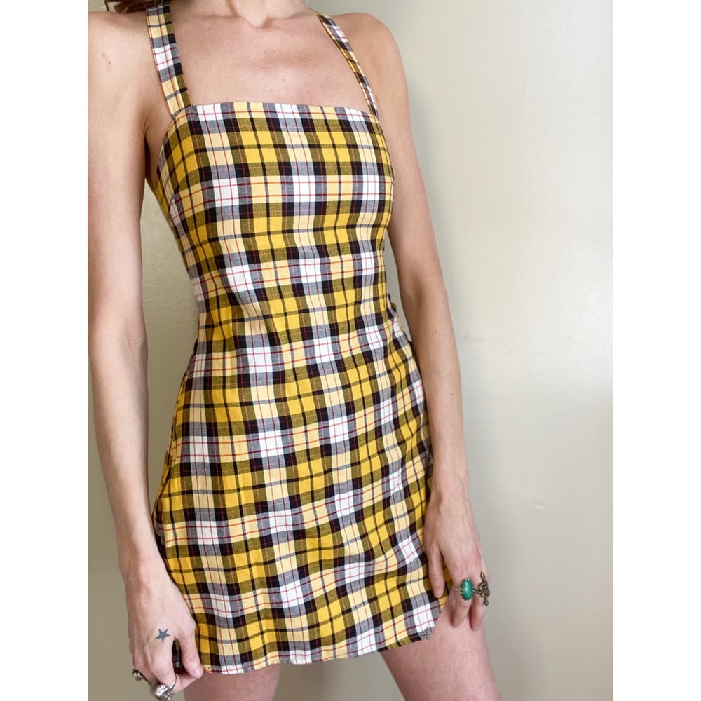 NWT lovers + friends plaid dress - Picture 3 of 9